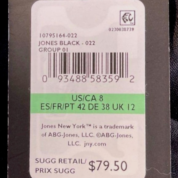 Jones New York Classic Black Women's Trousers - Picture 4 of 4